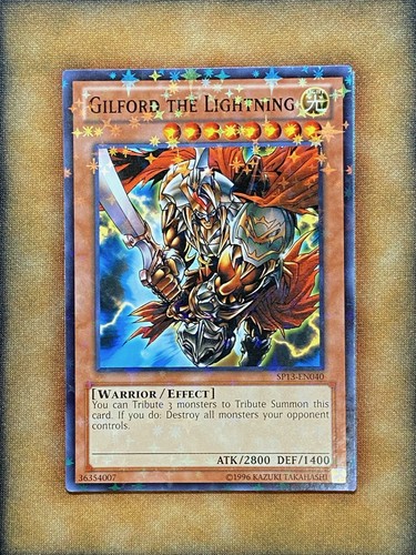 Gilford the Lightning SP13-EN040 YuGiOh Star Pack 2013 card