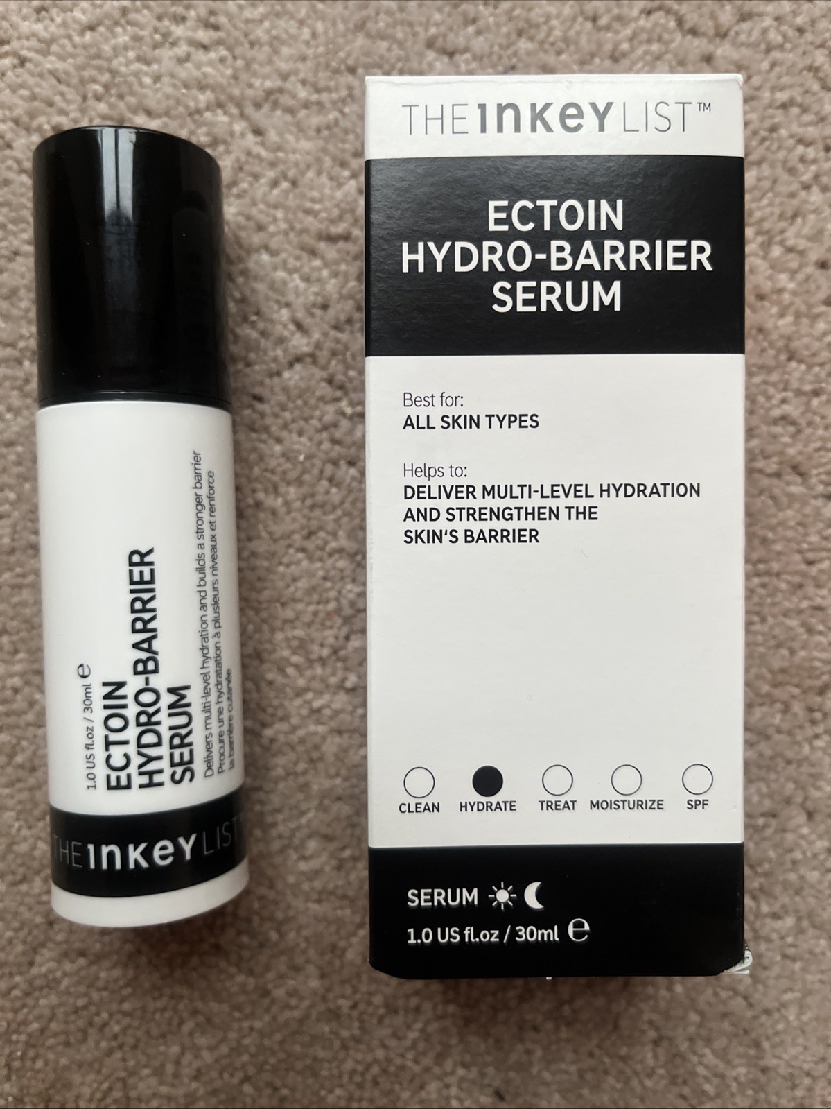 The Inkey List Ectoin Hydro-Barrier Serum. Hydrate. 30ml. New. Free P&P
