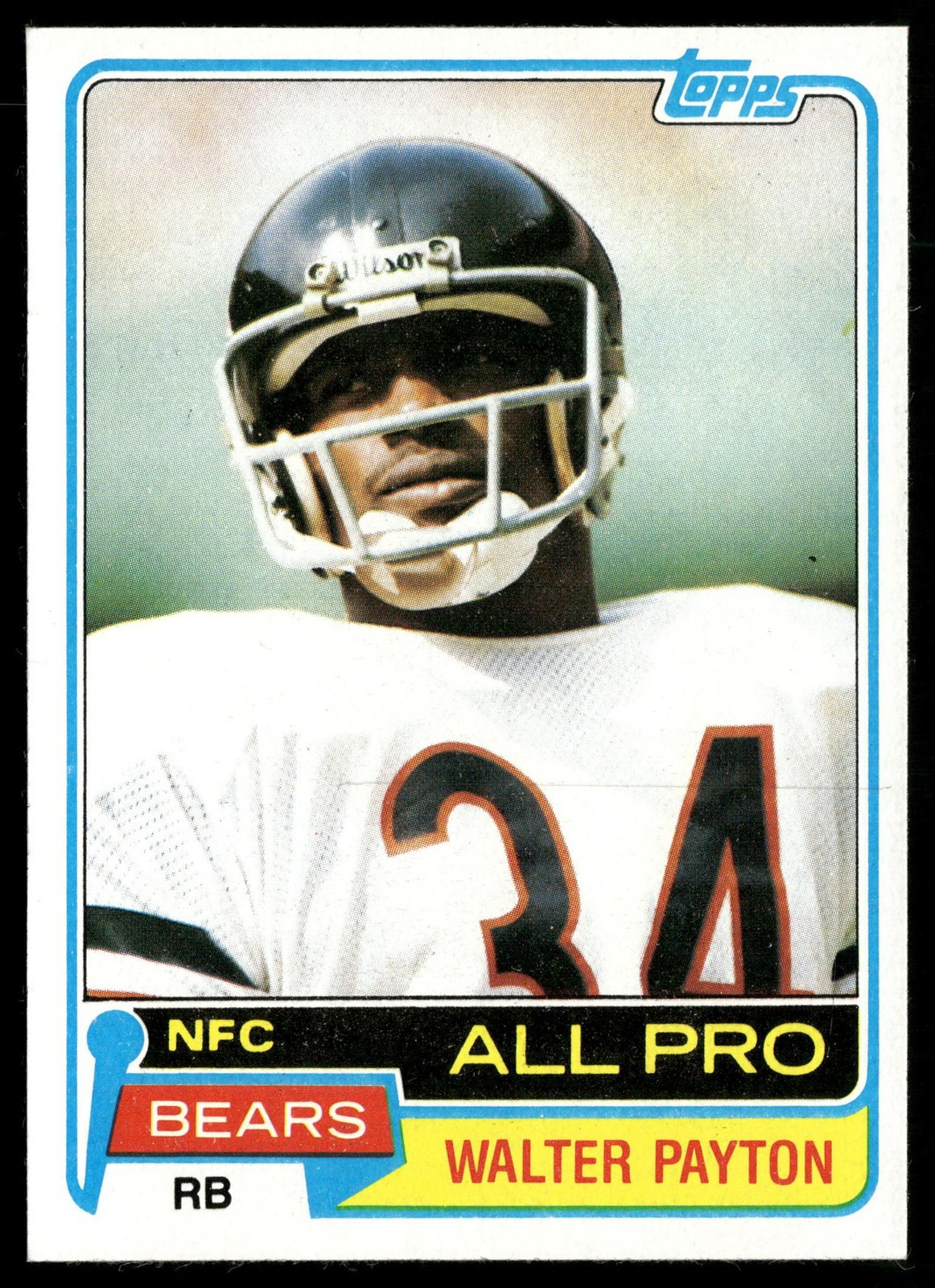 1981 Topps #400 Walter Payton