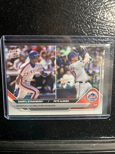 2025 Topps Now 541 Darryl Strawberry / Pete Alonso
