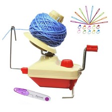Yarn Ball Winder, Hands Operated Swift Yarn Fiber String Ball Wool Winder Machin