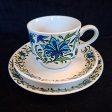 Midwinter Spanish Garden Trio Tea Cup Saucer And Side Plate