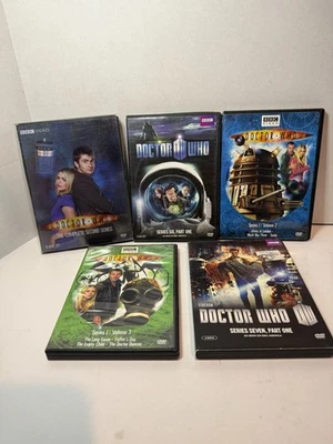 Doctor Who Series 1, 2, 6, 7 DVD BBC Video Sci-Fi Matt Smith Lot of 5 - Image 1 of 2