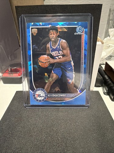 Topps 2025-26 Bowman Chrome Sapphire VJ Edgecombe Rookie #BCV-3 76ers NBA
