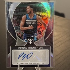 2024-25 Panini Totally Certified- Perry Dozier Jr. #TCS-PER Platinum Mirror (AU)