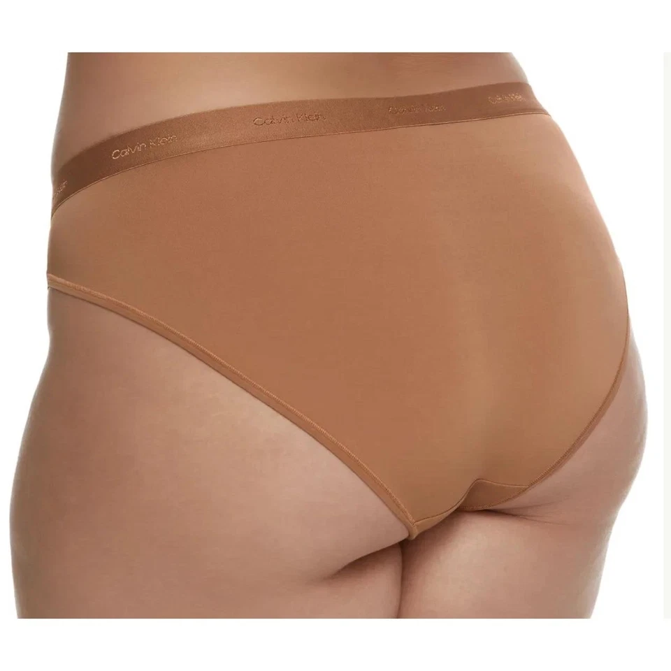 Calvin Klein Hipster Bragas Ropa Interior Bronceado Minimalista Comodidad 1X / #8134 Foto 2 de 3