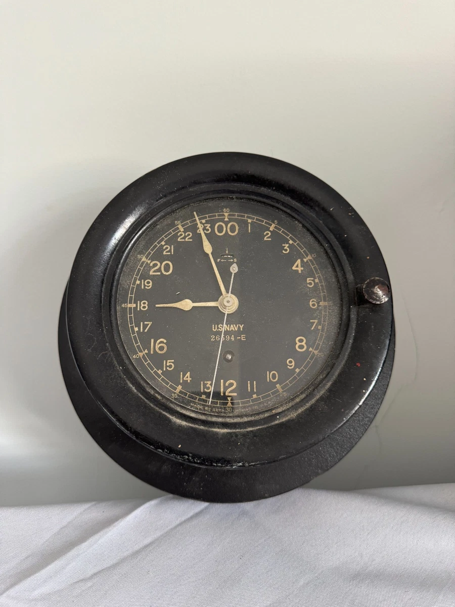 Seth Thomas WWII US Navy Antique Maritime Clocks for sale | eBay