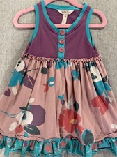 Matilda Jane Size 2 Ruffle Dress Purple