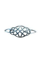 Solid 925 Sterling Silver Celtic Style Pin Brooch Jewellery