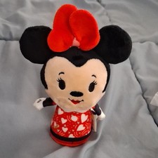 Hallmark Disney Minnie Mouse Plush Toy Red Heart Dress Collectible