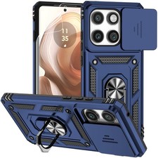 for Motorola Edge 2025 Navy Blue with camera cover Military-Grade 2nd gen