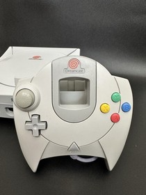 Sega Dreamcast HKT-3020 Console One Controller AV/power Cords - Tested & Working