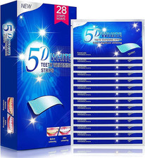 Teeth Whitening Strips, 28 Pcs Whitening Strips for Teeth Sensitive, Effective a