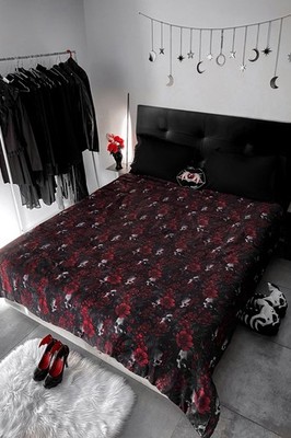 KILLSTAR Fleecedecke - Beastie Bloom
