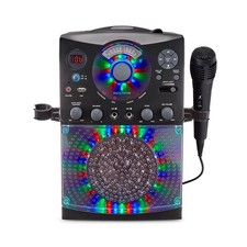 Singing Machine Karaoke for Kids and Adults with Wired Karaoke, Black