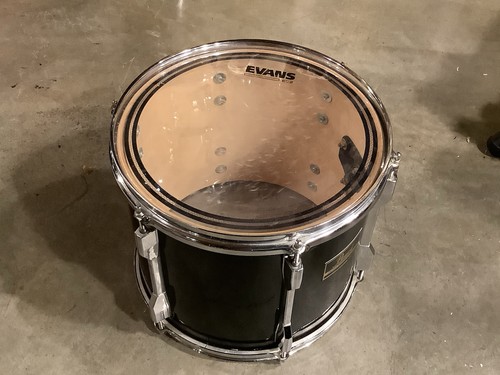 12" Pearl Export Rack Tom Drum BLACK LONG LUGS 80's 10x12 #FH1 - Picture 10 of 16