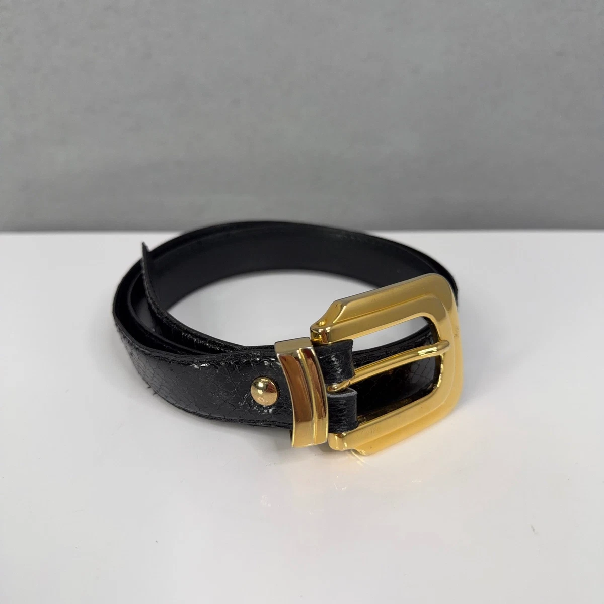 Snakeskin Black Belts for Women for sale | eBay display picture 2