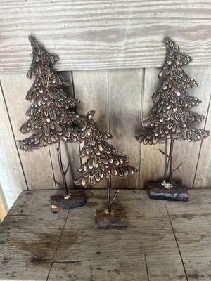 Three Feather Christmas Trees