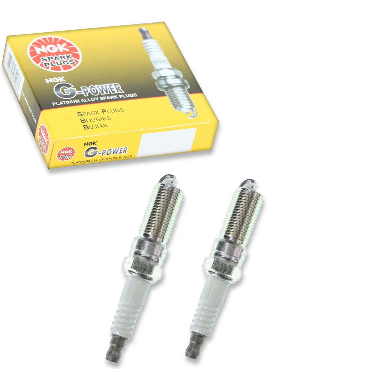 2 pc NGK 5019 LTR5GP G-Power Spark Plugs for SP411 RE10PMC5 RE10PM5 PTV16TT wj