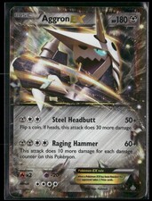 Aggron EX 93/160 Holo EX Rare Primal Clash Pokemon MP / Heavily Played on eBay