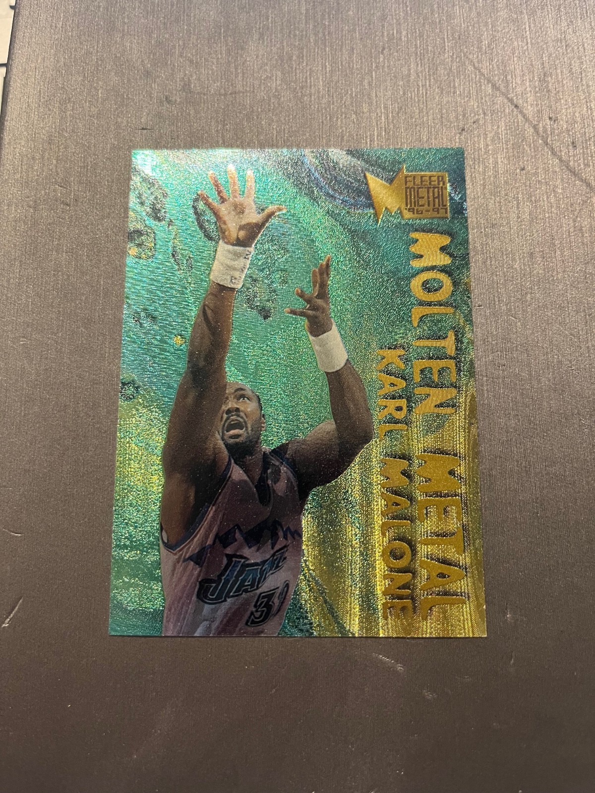 1996-97 Fleer Metal - Molten Metal Karl Malone #20