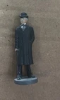 Vintage  Lead Figure Man With Hat And Cane - 2.25  Inches Tall - Marx? Barclay?
