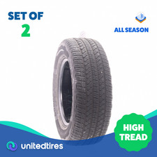 Set Of 2 Used 25565r17 Goodyear Wrangler Territory Ht 110t - 932 Set Of 2 Used 25565r17 Goodyear Wrangler Territory Ht 110t - 932