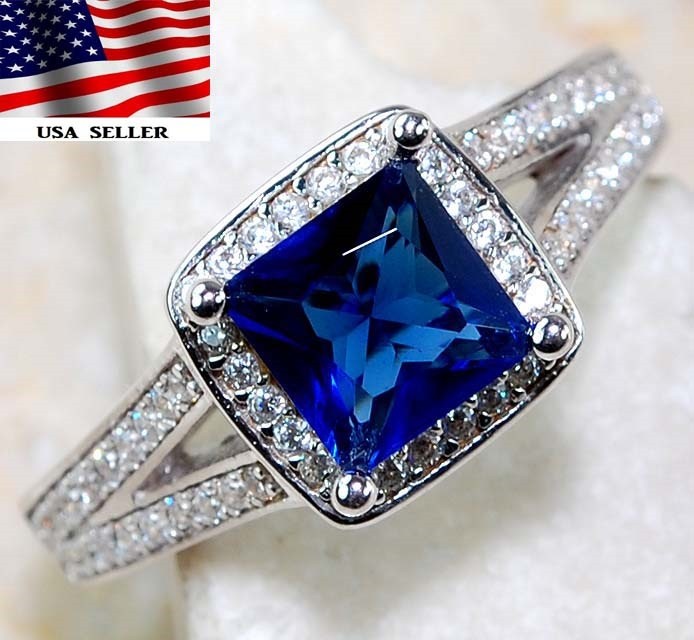 3CT Heat Treated Kyanite 925 Sterling Silver Ring Jewelry Sz 8 L1-6