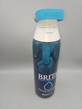 Brita 26 oz Blue Night Sky Premium Leak Proof Filtered Water Bottle with Straw
