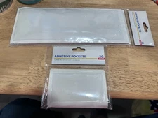 Self Adhesive Label Pockets, Two Sizes (grnto)