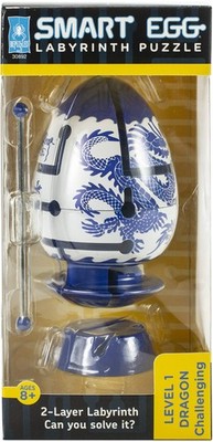 BLUE DRAGON 2-Layer Smart Egg Labyrinth Puzzle (Challenging)