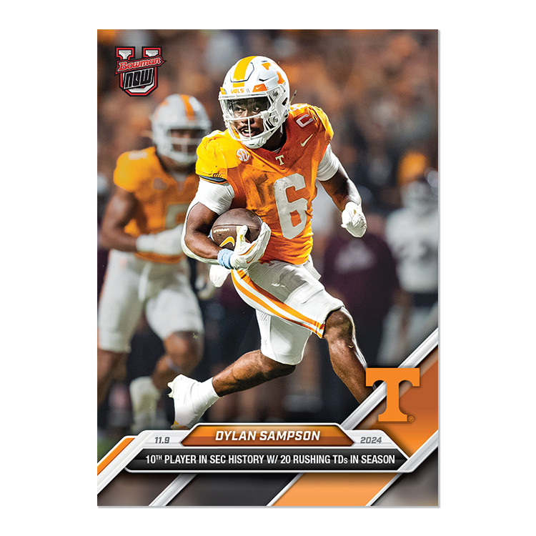 Dylan Sampson - 2024-25 Bowman U Now Football Card 39 - Print Run: 511
