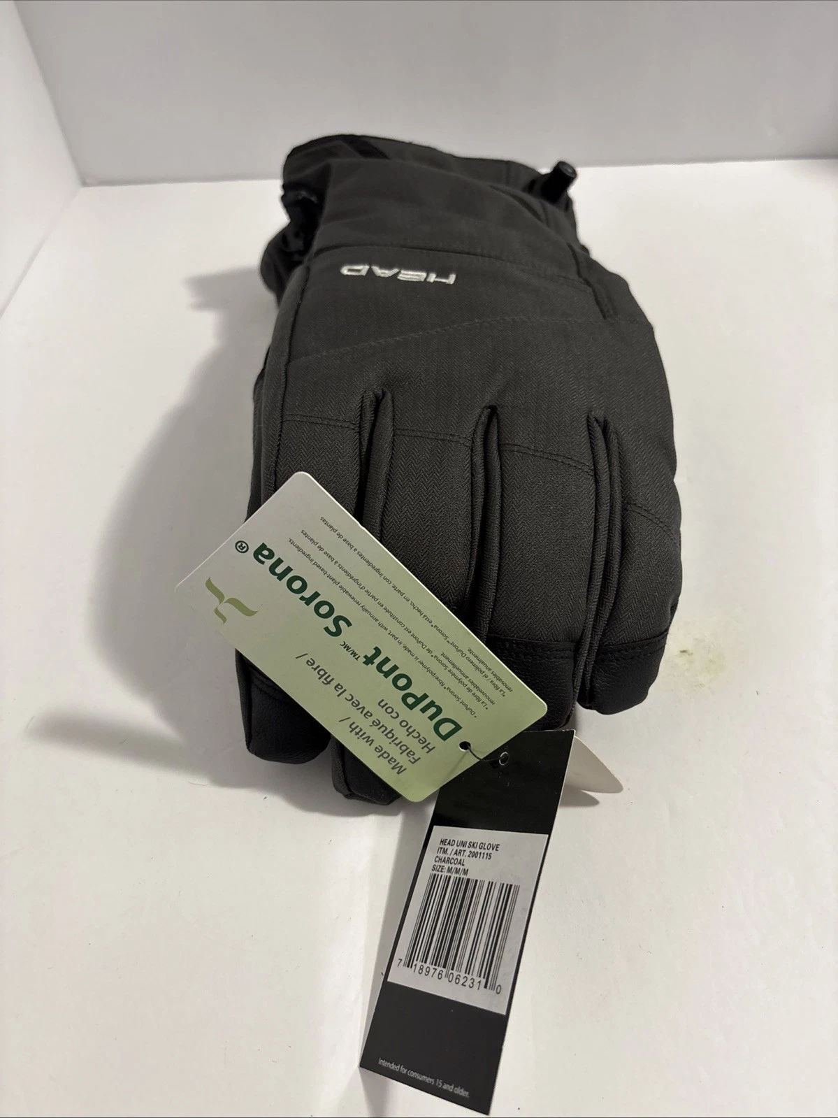 HEAD Unisex Ski Gloves, Gray, Size M