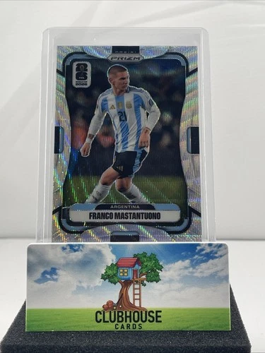 Panini 2026 Prizm FIFA World Cup Franco Mastantuono Argentina #28 Prizm Wave