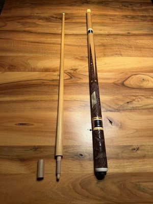 HENIN EINE Paris   3-Cushion Carom Cue   Adjustable Weight System Rare Model