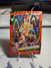 2025 Panini Prizm WNBA Rickea Jackson #118 Red Seismic /249