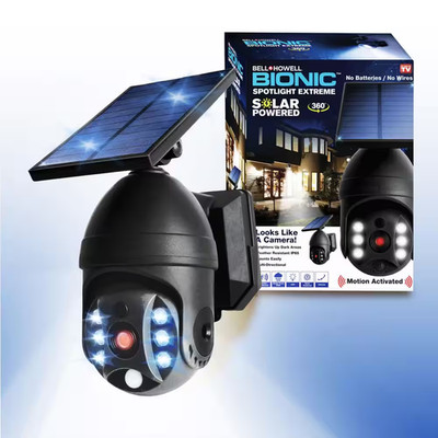 Bionic Spotlight Extreme Solar Powered Integrated LED Outdoor Motion Sensor Secu