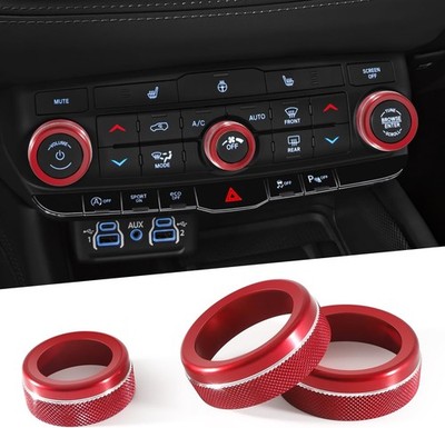 for Dodge Durango Knob Cover 2021 2022 2023 20242025 2026 AirCondition Decorated