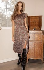 LULUS Cutout Midi Dress