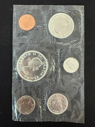 1963 Canadian Proof-Like 6-Coin Set 80% Silver 1.1 Troy oz C-A003