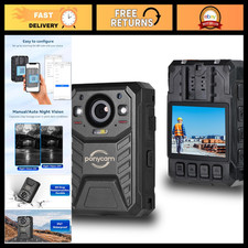 1440P Police Body Camera, 17H Video Recording Body Cameras  128G Memory