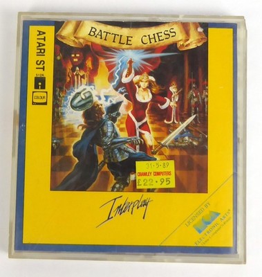 Atari ST Spiel in OVP -- BATTLE CHESS (Interplay/Electronic Arts) - DISK