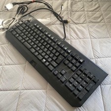 Razer Gaming Keyboard Blackwidow Wired JP Black Mouse Set Used Untested