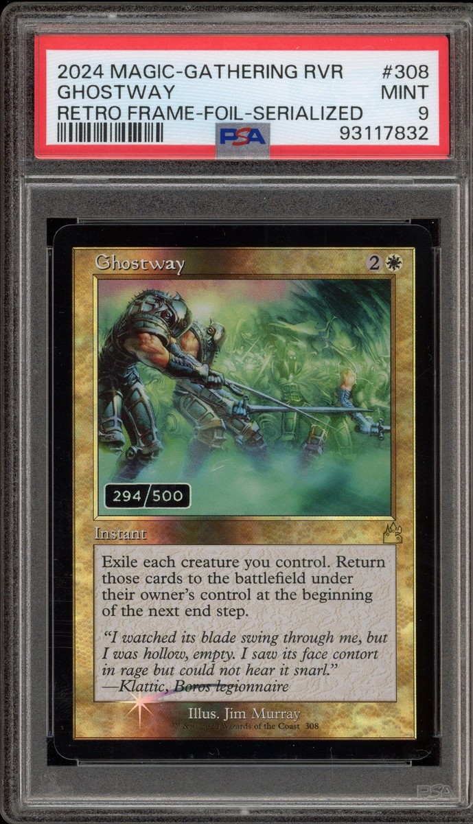 Magic The Gathering MTG Ghostway Retro Foil Serialized 294