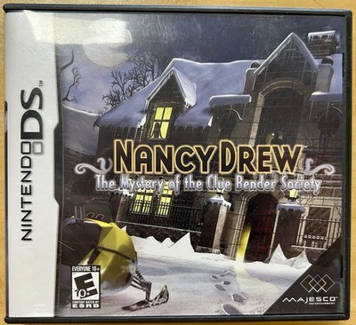 Nancy Drew and The Mystery of the Clue Bender Society (Nintendo DS) *rare*