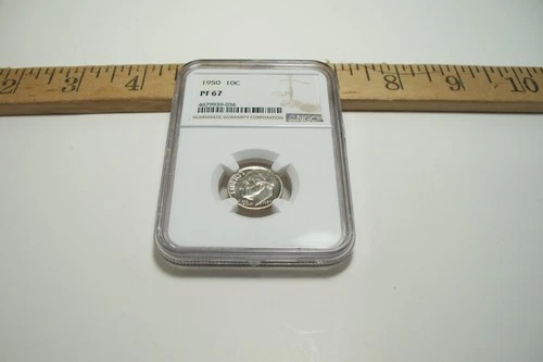 1950 Proof Roosevelt Dime ~NGC ~ PF-67