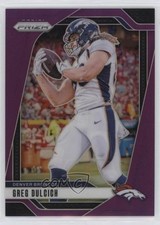 2024 Panini Prizm Purple Prizm 35/125 Greg Dulcich #85 0w8p
