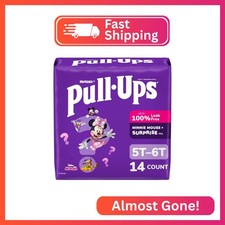 Pull-Ups Girls' Potty Training Pants, Size 5T-6T Training Underwear 46 lbs , 1