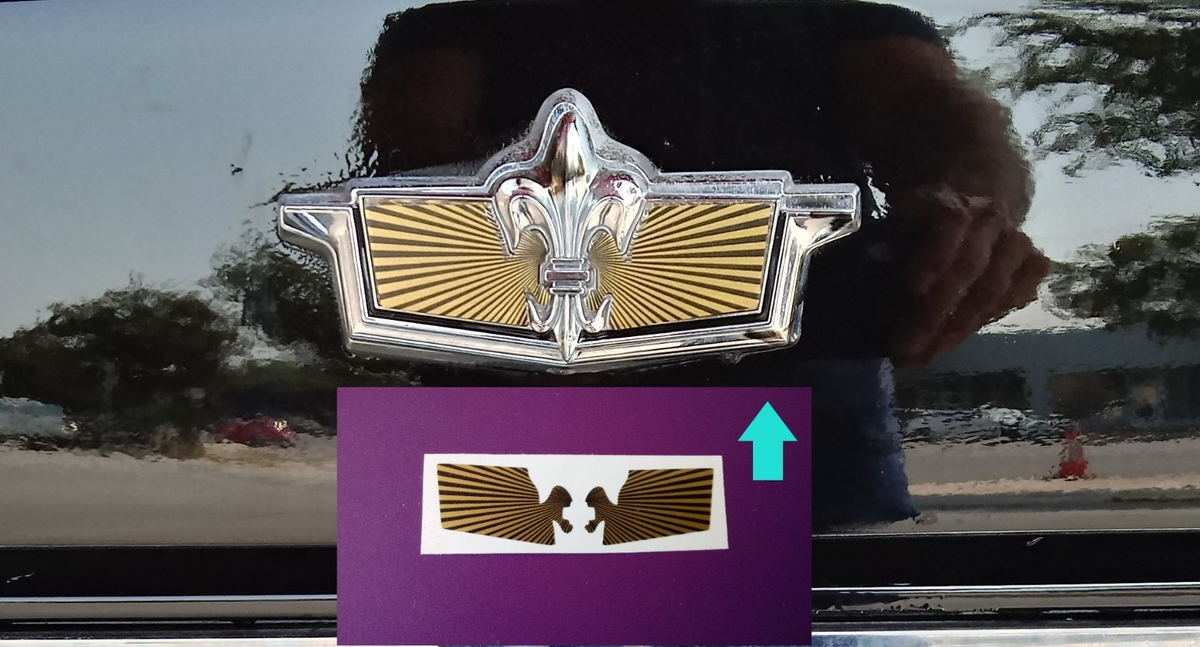 New 1987-1988 Chevrolet Caprice Trunk Lock Cover Emblem