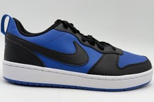 NEW NIKE Court Borough Low Recraft SZ 5 Youth Big Kids Game Royal Black White
